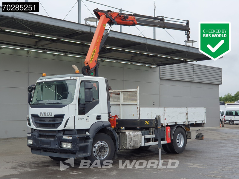 Iveco Stralis 310 4X2 Palfinger PK14002EH kran Crane Steelsuspension Automatic Euro 6 - Бортова вантажівка/ Платформа, Вантажівка з маніпулятором: фото 1 Iveco Stralis 310 4X2 Palfinger PK14002EH kran Crane Steelsuspension Automatic Euro 6 - Бортова вантажівка/ Платформа, Вантажівка з маніпулятором: фото 1