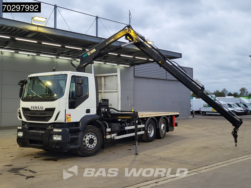 Iveco Stralis 310 Stralis 6X2 HIAB 144 BS-2 Crane Kran Lift+Steering-Axle Manual Euro 5 - Бортова вантажівка/ Платформа, Вантажівка з маніпулятором: фото 5 Iveco Stralis 310 Stralis 6X2 HIAB 144 BS-2 Crane Kran Lift+Steering-Axle Manual Euro 5 - Бортова вантажівка/ Платформа, Вантажівка з маніпулятором: фото 5