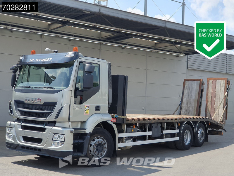 Iveco Stralis 420 6X2 Machine transporter Hydraulic ramps Retarder Liftachse Euro 5 - Автовоз вантажівка: фото 1 Iveco Stralis 420 6X2 Machine transporter Hydraulic ramps Retarder Liftachse Euro 5 - Автовоз вантажівка: фото 1