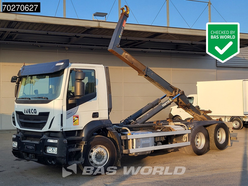Iveco Stralis 460 6X2 20Tons Marrel AL20 S59 ACC Liftachse Euro 6 - Гаковий мультиліфт вантажівка: фото 1 Iveco Stralis 460 6X2 20Tons Marrel AL20 S59 ACC Liftachse Euro 6 - Гаковий мультиліфт вантажівка: фото 1