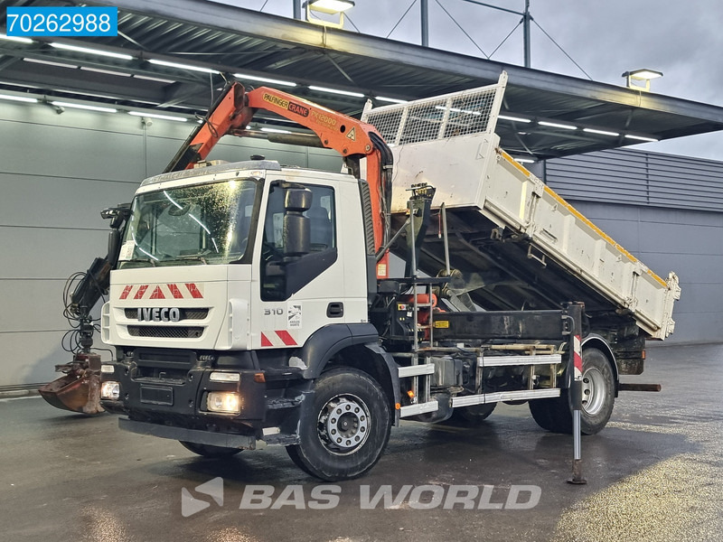 Iveco Trakker 310 4X2 Palfinger PK12000 Kran 2-way Tipper Manual Euro 4 - Самоскид вантажівка, Вантажівка з маніпулятором: фото 3 Iveco Trakker 310 4X2 Palfinger PK12000 Kran 2-way Tipper Manual Euro 4 - Самоскид вантажівка, Вантажівка з маніпулятором: фото 3
