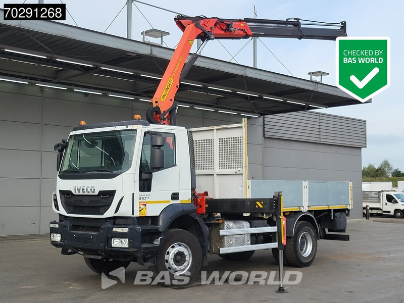 Iveco Trakker 310 4X2 Palfinger PK14002 EH Crane Kran Rotator Steelsuspension Big-Axle Manual Euro 6 - Бортова вантажівка/ Платформа, Вантажівка з маніпулятором: фото 1 Iveco Trakker 310 4X2 Palfinger PK14002 EH Crane Kran Rotator Steelsuspension Big-Axle Manual Euro 6 - Бортова вантажівка/ Платформа, Вантажівка з маніпулятором: фото 1