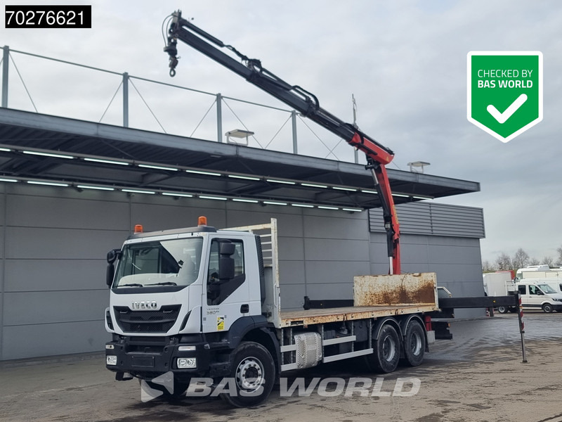 Iveco Trakker 360 6X4 Palfinger PK17.001 SLD Remote Steelsuspension Big-Axle - Бортова вантажівка/ Платформа, Вантажівка з маніпулятором: фото 1 Iveco Trakker 360 6X4 Palfinger PK17.001 SLD Remote Steelsuspension Big-Axle - Бортова вантажівка/ Платформа, Вантажівка з маніпулятором: фото 1