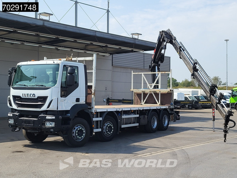 Iveco Trakker 410 8X4 HIAB 211 EP-4 HIDUO Crane Steelsuspension Euro 6 - Бортова вантажівка/ Платформа, Вантажівка з маніпулятором: фото 3 Iveco Trakker 410 8X4 HIAB 211 EP-4 HIDUO Crane Steelsuspension Euro 6 - Бортова вантажівка/ Платформа, Вантажівка з маніпулятором: фото 3