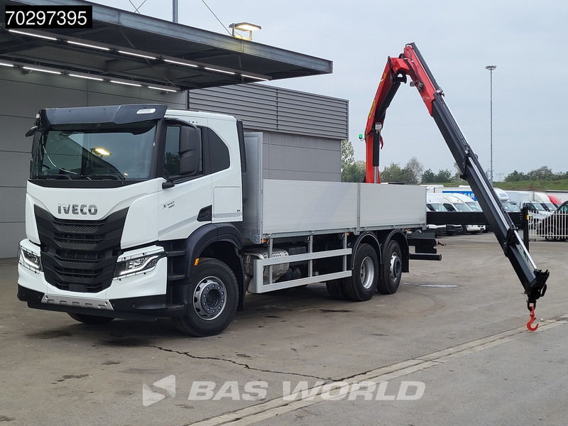 Iveco X-Way 420 6X2 UNUSED Palfinger PK19001 SLD5 Crane Lift+steering-Axle ACC Euro 6 - Бортова вантажівка/ Платформа, Вантажівка з маніпулятором: фото 5 Iveco X-Way 420 6X2 UNUSED Palfinger PK19001 SLD5 Crane Lift+steering-Axle ACC Euro 6 - Бортова вантажівка/ Платформа, Вантажівка з маніпулятором: фото 5