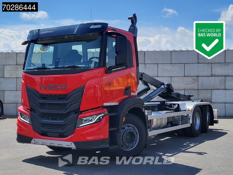 Iveco X-Way 460 6X2 NEW VDL S21-6400 Hooklift Lift+steering Axle Automatic Navi Euro 6 - Гаковий мультиліфт вантажівка: фото 1 Iveco X-Way 460 6X2 NEW VDL S21-6400 Hooklift Lift+steering Axle Automatic Navi Euro 6 - Гаковий мультиліфт вантажівка: фото 1