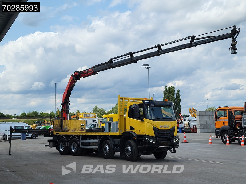 Iveco X-Way 480 8X4 Palfinger PK22002 EH Kran Crane Rotator Retarder Euro 6 - Бортова вантажівка/ Платформа, Вантажівка з маніпулятором: фото 3 Iveco X-Way 480 8X4 Palfinger PK22002 EH Kran Crane Rotator Retarder Euro 6 - Бортова вантажівка/ Платформа, Вантажівка з маніпулятором: фото 3