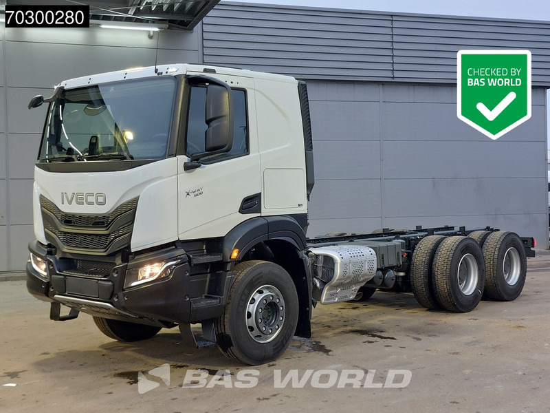 Iveco X-Way 500 X-Way 6X4 NEW 6x4 chassis Sleepercab Rear Air suspension Automatic Euro 6 - Вантажівка шасі: фото 1 Iveco X-Way 500 X-Way 6X4 NEW 6x4 chassis Sleepercab Rear Air suspension Automatic Euro 6 - Вантажівка шасі: фото 1