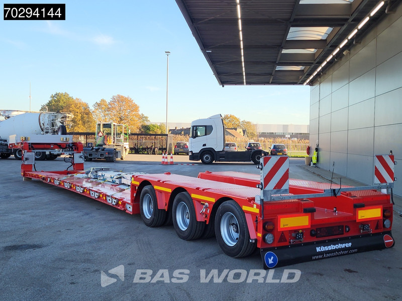 Kässbohrer LB3E 4 axles Extenable 540cm Gooseneck 3xSteeringaxle - Низькорамна платформа напівпричіп: фото 3 Kässbohrer LB3E 4 axles Extenable 540cm Gooseneck 3xSteeringaxle - Низькорамна платформа напівпричіп: фото 3