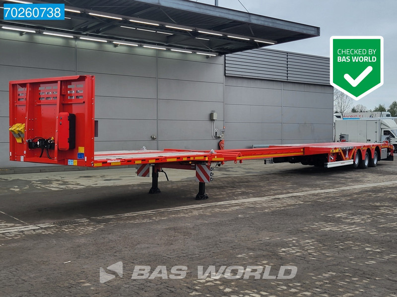 Kässbohrer LB3E NEU Mega Ausziehbar Lift+Lenkachse - Низькорамна платформа напівпричіп: фото 1 Kässbohrer LB3E NEU Mega Ausziehbar Lift+Lenkachse - Низькорамна платформа напівпричіп: фото 1