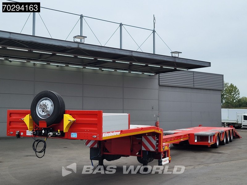 Kässbohrer LB4E 4 axles Hydr. Ramps 620cm-Extendable Lift+ 2x Steering Axle - Низькорамна платформа напівпричіп: фото 2 Kässbohrer LB4E 4 axles Hydr. Ramps 620cm-Extendable Lift+ 2x Steering Axle - Низькорамна платформа напівпричіп: фото 2