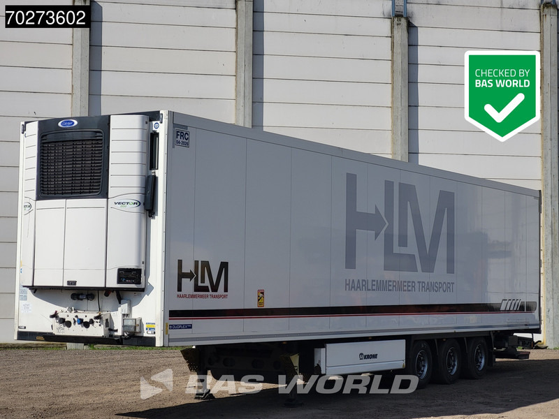 Krone Carrier Vector 1550 Tailgate TUV 11/25 Liftachse Bloemenbreed - Рефрижератор напівпричіп: фото 1 Krone Carrier Vector 1550 Tailgate TUV 11/25 Liftachse Bloemenbreed - Рефрижератор напівпричіп: фото 1