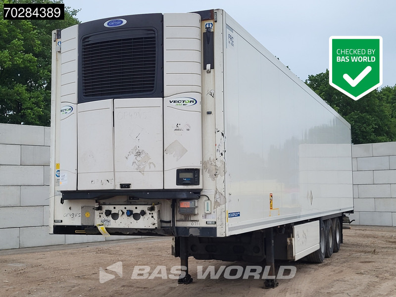 Krone Carrier Vector 1950Mt 3 axles Doppelverdampfer Doppelstock Blumenbreit Schiebewand - Рефрижератор напівпричіп: фото 1 Krone Carrier Vector 1950Mt 3 axles Doppelverdampfer Doppelstock Blumenbreit Schiebewand - Рефрижератор напівпричіп: фото 1