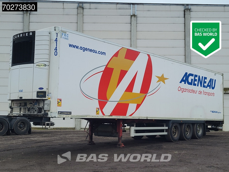 LAMBERET Carrier Vector 1850 Ladebordwande Blumenbreit Tailgate - Рефрижератор напівпричіп: фото 1 LAMBERET Carrier Vector 1850 Ladebordwande Blumenbreit Tailgate - Рефрижератор напівпричіп: фото 1