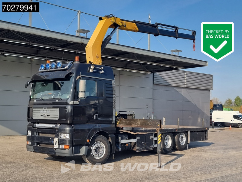 MAN TGA 26.430 6X2 Palfinger PK32080 Kran Crane Manual Liftachse Euro 4 - Бортова вантажівка/ Платформа, Вантажівка з маніпулятором: фото 1 MAN TGA 26.430 6X2 Palfinger PK32080 Kran Crane Manual Liftachse Euro 4 - Бортова вантажівка/ Платформа, Вантажівка з маніпулятором: фото 1