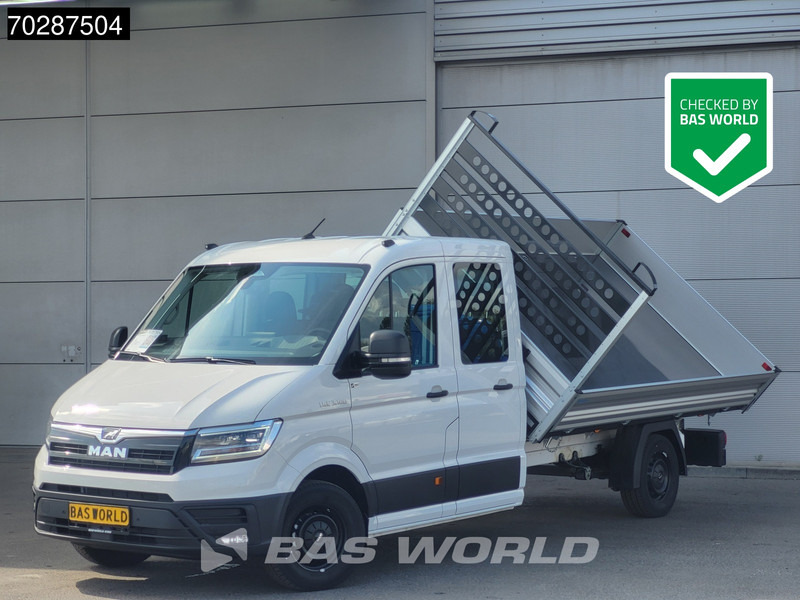 MAN TGE 3.180 Drie-Zijdige Automaat Kipper 2025-Facelift 180PK Trekhaak LED Airco Cruise Navi Euro6 Kipper Tipper Benne Kieper 3m3 A/C Towbar - Малотоннажний самоскид: фото 1 MAN TGE 3.180 Drie-Zijdige Automaat Kipper 2025-Facelift 180PK Trekhaak LED Airco Cruise Navi Euro6 Kipper Tipper Benne Kieper 3m3 A/C Towbar - Малотоннажний самоскид: фото 1