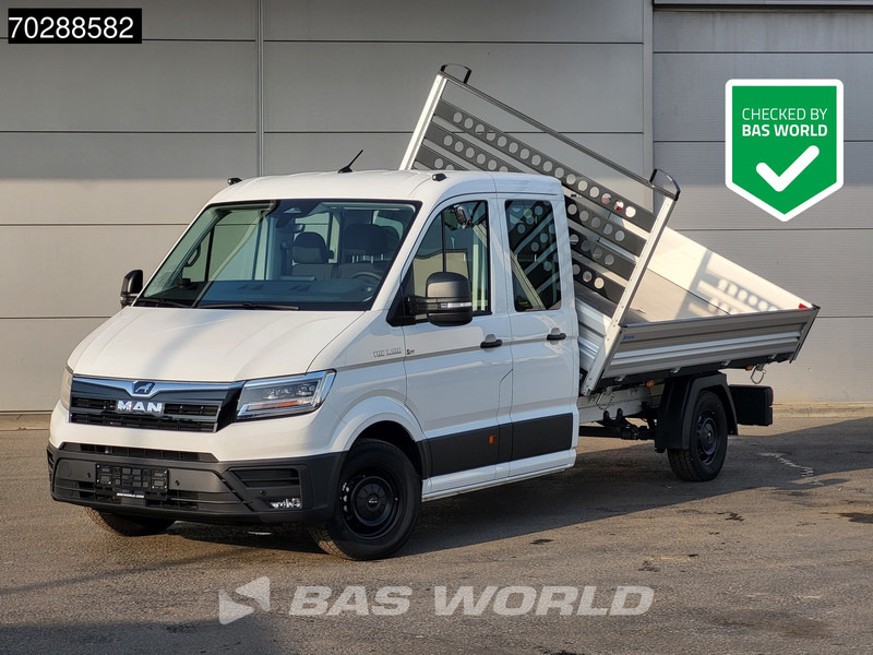 MAN TGE 3.180 Driezijdige Kipper Automaat Dubbel Cabine 2025 Facelift 180PK Trekhaak LED Navi ACC Airco Cruise Euro6 Kipper Tippe Benne Kieper - Малотоннажний самоскид: фото 1 MAN TGE 3.180 Driezijdige Kipper Automaat Dubbel Cabine 2025 Facelift 180PK Trekhaak LED Navi ACC Airco Cruise Euro6 Kipper Tippe Benne Kieper - Малотоннажний самоскид: фото 1