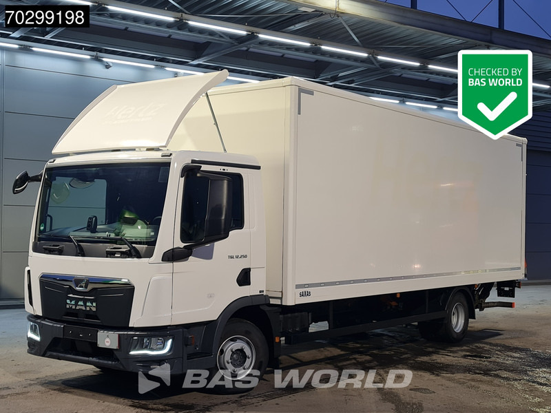 MAN TGL 12.250 4X2 12tonner Automatic 1500kg ladebordwand Euro 6 - Вантажівка з закритим кузовом: фото 1 MAN TGL 12.250 4X2 12tonner Automatic 1500kg ladebordwand Euro 6 - Вантажівка з закритим кузовом: фото 1