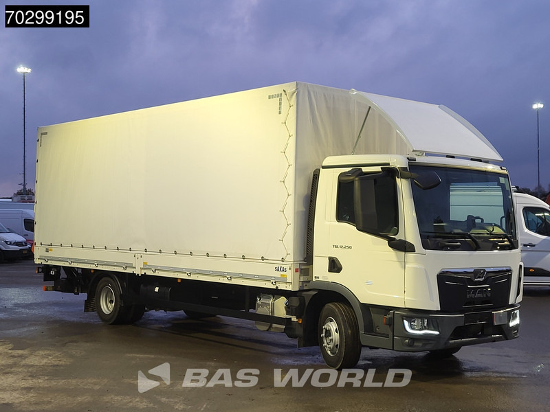 Тентована вантажівка MAN TGL 12.250 4X2 Low Mileage! 12tonner 1500kg Ladebordwand Automatic Euro 6: фото 16
