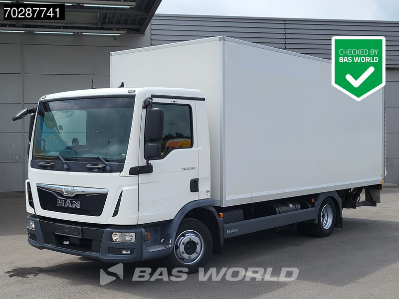 MAN TGL 8.180 4X2 8tonner Ladebordwand Automatic Euro 6 - Вантажівка з закритим кузовом: фото 1 MAN TGL 8.180 4X2 8tonner Ladebordwand Automatic Euro 6 - Вантажівка з закритим кузовом: фото 1