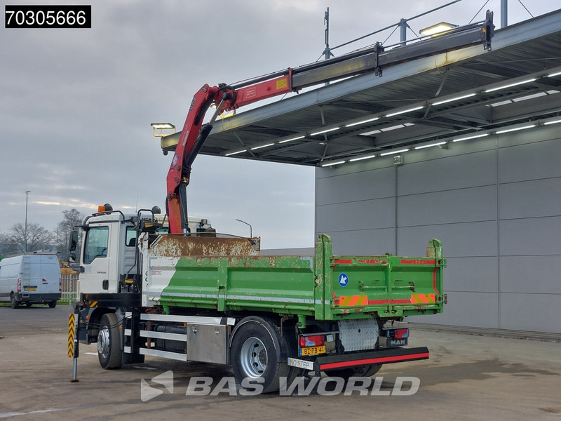 MAN TGM 18.290 4X2 HMF1035-K2 Crane Kran 6m3 3-side tipper Automatic Euro 5 - Самоскид вантажівка, Вантажівка з маніпулятором: фото 2 MAN TGM 18.290 4X2 HMF1035-K2 Crane Kran 6m3 3-side tipper Automatic Euro 5 - Самоскид вантажівка, Вантажівка з маніпулятором: фото 2