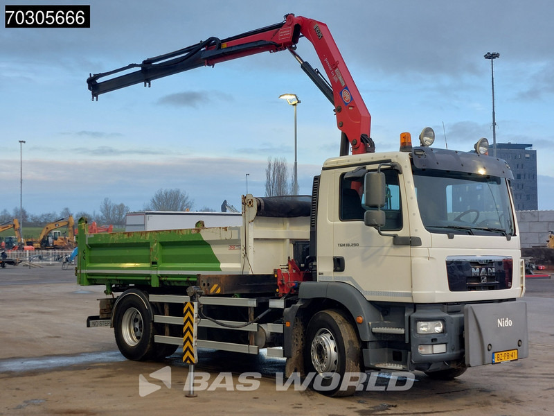 MAN TGM 18.290 4X2 HMF1035-K2 Crane Kran 6m3 3-side tipper Automatic Euro 5 - Самоскид вантажівка, Вантажівка з маніпулятором: фото 3 MAN TGM 18.290 4X2 HMF1035-K2 Crane Kran 6m3 3-side tipper Automatic Euro 5 - Самоскид вантажівка, Вантажівка з маніпулятором: фото 3