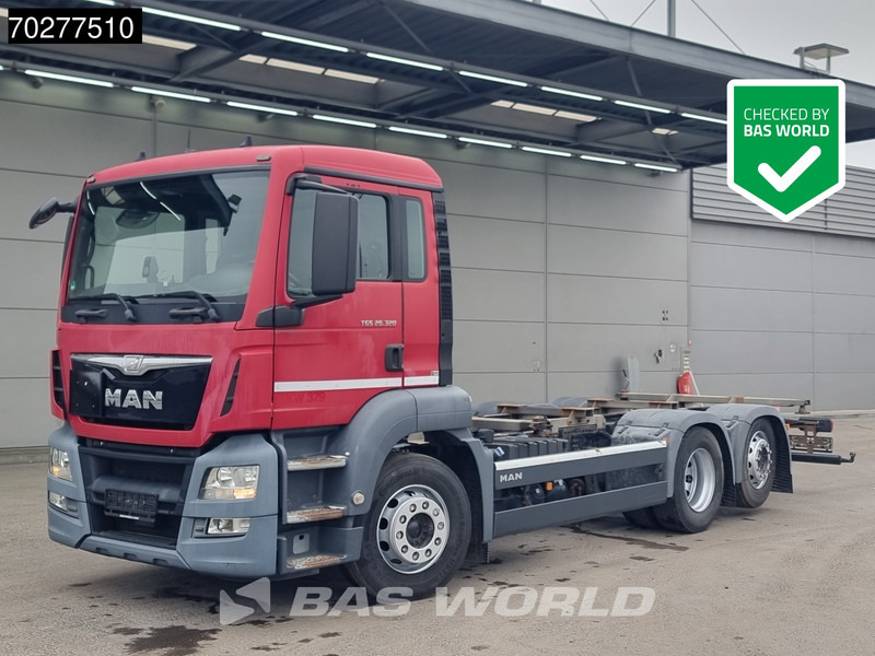 MAN TGS 26.320 6X2 BDF ADR Lift+lenkasche Automatic Euro 6 - Контейнеровоз/ Змінний кузов вантажівка: фото 1 MAN TGS 26.320 6X2 BDF ADR Lift+lenkasche Automatic Euro 6 - Контейнеровоз/ Змінний кузов вантажівка: фото 1