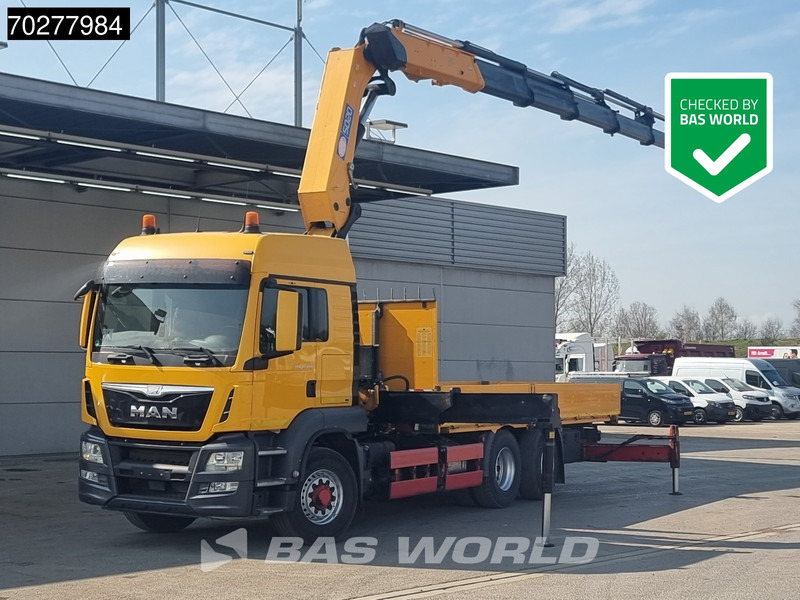 MAN TGS 26.480 6X4 HMF 5020 K6 Crane Kran 6x2H4 Hydrodrive Euro 6 - Бортова вантажівка/ Платформа, Вантажівка з маніпулятором: фото 1 MAN TGS 26.480 6X4 HMF 5020 K6 Crane Kran 6x2H4 Hydrodrive Euro 6 - Бортова вантажівка/ Платформа, Вантажівка з маніпулятором: фото 1