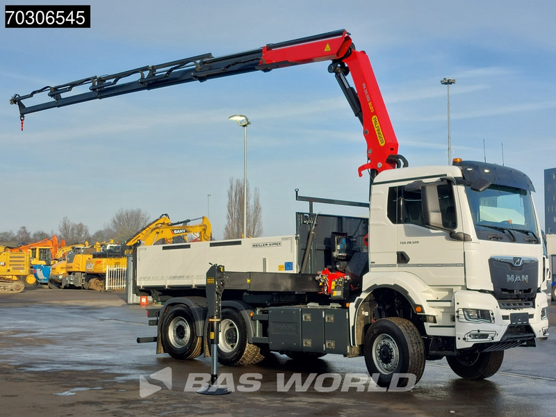 MAN TGS 28.520 6X4 NEW Palfinger PK24001 SLD 5 Kran 2-way tipper Retarder Lift+Steering Axle - Самоскид вантажівка, Вантажівка з маніпулятором: фото 3 MAN TGS 28.520 6X4 NEW Palfinger PK24001 SLD 5 Kran 2-way tipper Retarder Lift+Steering Axle - Самоскид вантажівка, Вантажівка з маніпулятором: фото 3