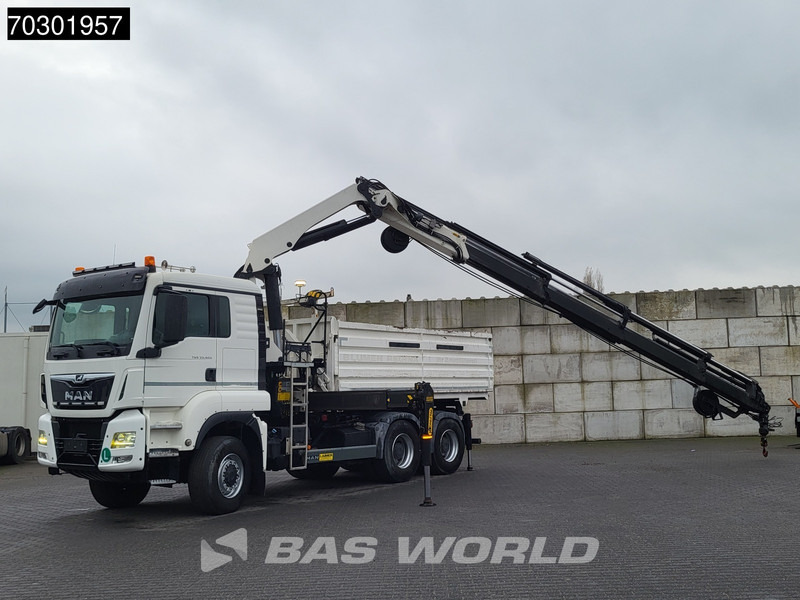 MAN TGS 33.420 6X6 Palfinger PK33002 EH Crane 12m3 tipper Manual Retarder Big-Axle Euro 6 - Самоскид вантажівка, Вантажівка з маніпулятором: фото 2 MAN TGS 33.420 6X6 Palfinger PK33002 EH Crane 12m3 tipper Manual Retarder Big-Axle Euro 6 - Самоскид вантажівка, Вантажівка з маніпулятором: фото 2