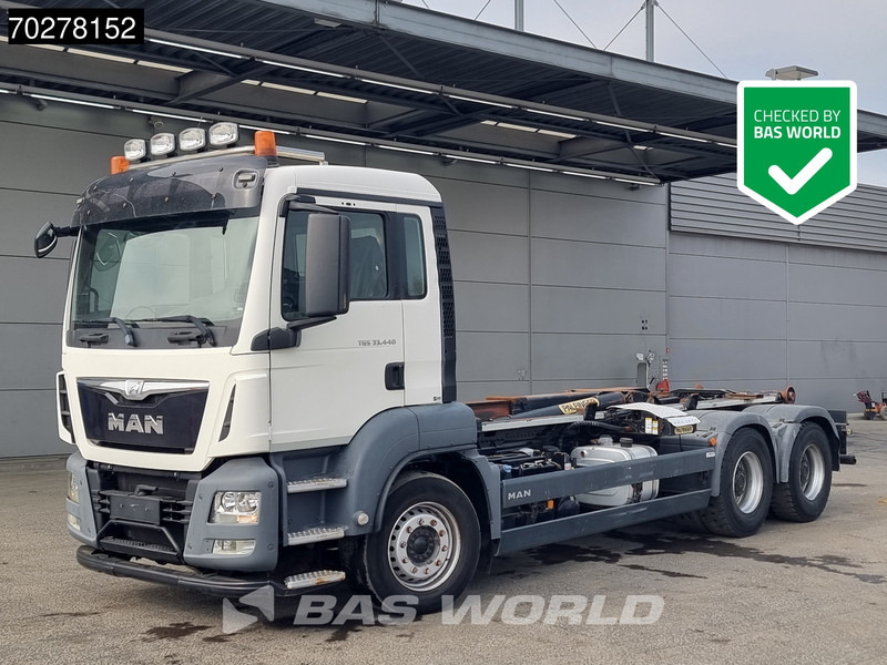 MAN TGS 33.440 6X4 20tons Palfinger T20-31 MPA hooklift Big-Axle Euro 6 - Гаковий мультиліфт вантажівка: фото 3 MAN TGS 33.440 6X4 20tons Palfinger T20-31 MPA hooklift Big-Axle Euro 6 - Гаковий мультиліфт вантажівка: фото 3