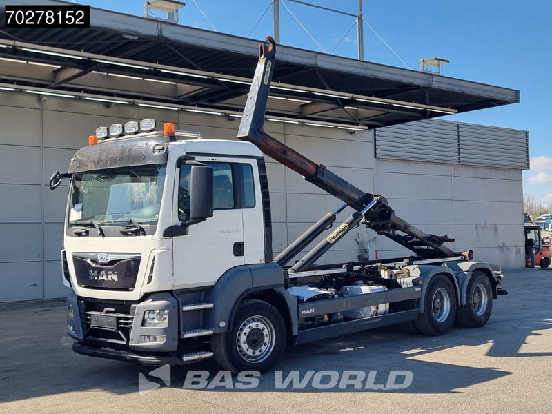 MAN TGS 33.440 6X4 20tons Palfinger T20-31 MPA hooklift Big-Axle Euro 6 - Гаковий мультиліфт вантажівка: фото 1 MAN TGS 33.440 6X4 20tons Palfinger T20-31 MPA hooklift Big-Axle Euro 6 - Гаковий мультиліфт вантажівка: фото 1