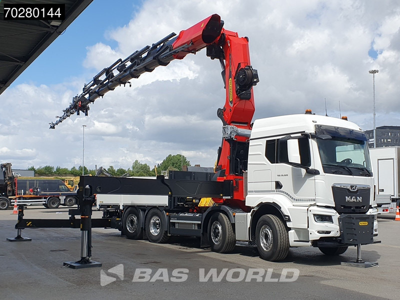 MAN TGS 35.520 8X4 Palfinger PK135.002 TEC 7 Kran Crane Hydrodrive Lift+steering axle Navi LED Euro 6 - Бортова вантажівка/ Платформа, Вантажівка з маніпулятором: фото 3 MAN TGS 35.520 8X4 Palfinger PK135.002 TEC 7 Kran Crane Hydrodrive Lift+steering axle Navi LED Euro 6 - Бортова вантажівка/ Платформа, Вантажівка з маніпулятором: фото 3