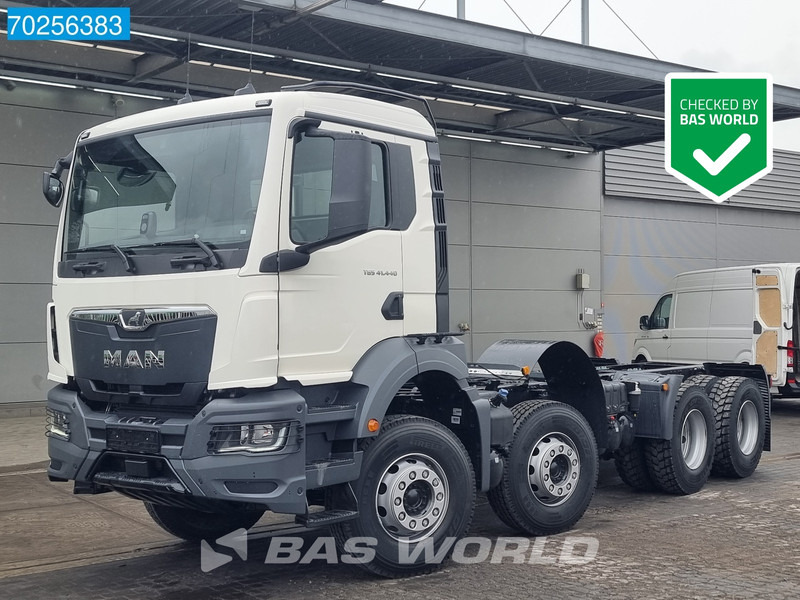 MAN TGS 41.440 8X4 NEW chassis Steelsuspension Automatic Euro 6 - Вантажівка шасі: фото 1 MAN TGS 41.440 8X4 NEW chassis Steelsuspension Automatic Euro 6 - Вантажівка шасі: фото 1