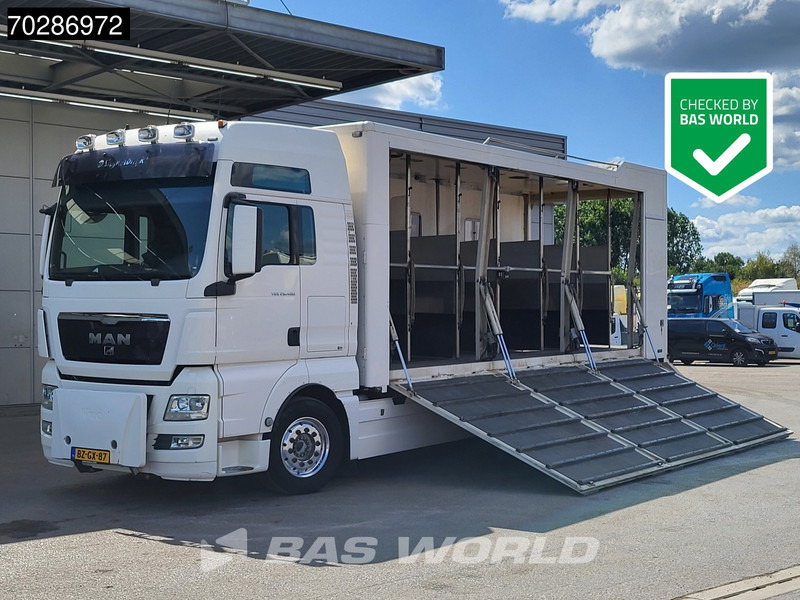 MAN TGX 26.480 TGX 6X2 NL-Truck BDF HorseTransport Lift+steering axle Standklima Automatic Xenon Alcoa´s Euro 5 - Контейнеровоз/ Змінний кузов вантажівка: фото 1 MAN TGX 26.480 TGX 6X2 NL-Truck BDF HorseTransport Lift+steering axle Standklima Automatic Xenon Alcoa´s Euro 5 - Контейнеровоз/ Змінний кузов вантажівка: фото 1