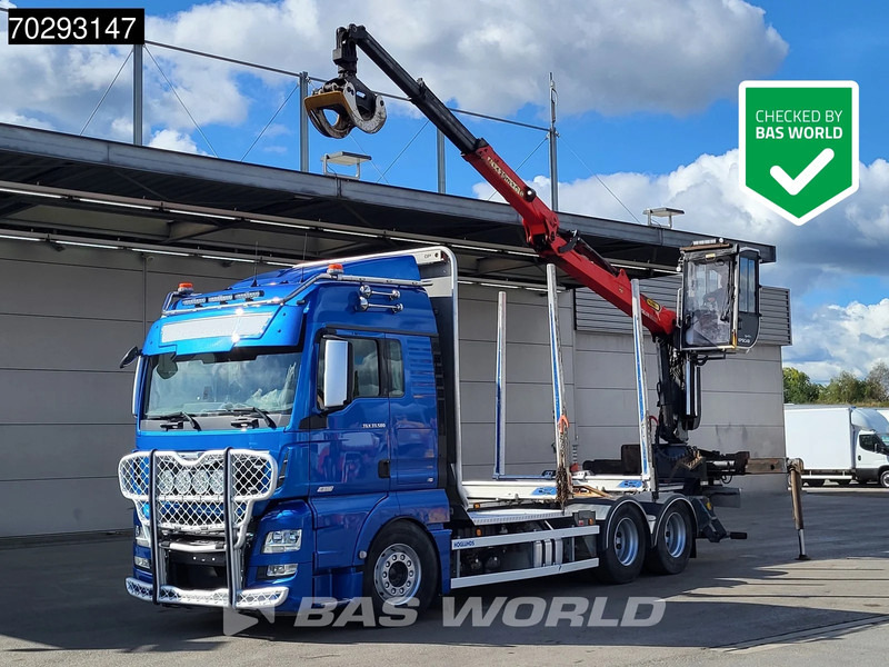 MAN TGX 33.580 TGX 6X4 Palfinger Epsilon Wood crane Holztransport Retarder Navi Xenon Euro 6 - Лісовоз, Вантажівка з маніпулятором: фото 1 MAN TGX 33.580 TGX 6X4 Palfinger Epsilon Wood crane Holztransport Retarder Navi Xenon Euro 6 - Лісовоз, Вантажівка з маніпулятором: фото 1