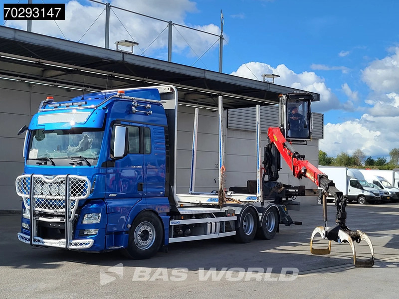 MAN TGX 33.580 TGX 6X4 Palfinger Epsilon Wood crane Holztransport Retarder Navi Xenon Euro 6 - Лісовоз, Вантажівка з маніпулятором: фото 5 MAN TGX 33.580 TGX 6X4 Palfinger Epsilon Wood crane Holztransport Retarder Navi Xenon Euro 6 - Лісовоз, Вантажівка з маніпулятором: фото 5