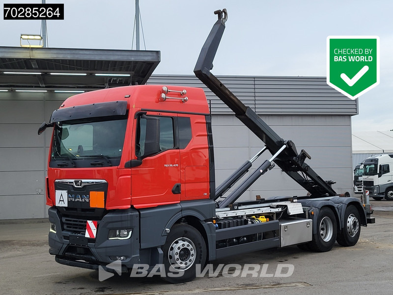 MAN TGX26.470 TGX 6X2 21 Tonnes VDL hooklift ADR Retarder Lift+Lenkachse ACC Navi Euro 6 - Гаковий мультиліфт вантажівка: фото 1 MAN TGX26.470 TGX 6X2 21 Tonnes VDL hooklift ADR Retarder Lift+Lenkachse ACC Navi Euro 6 - Гаковий мультиліфт вантажівка: фото 1