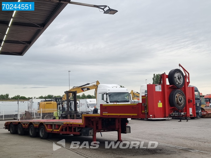 Низькорамна платформа напівпричіп MEUSBURGER MTS-4 2xAusziehbar bis 21M Lift + 4xLenkachse: фото 17