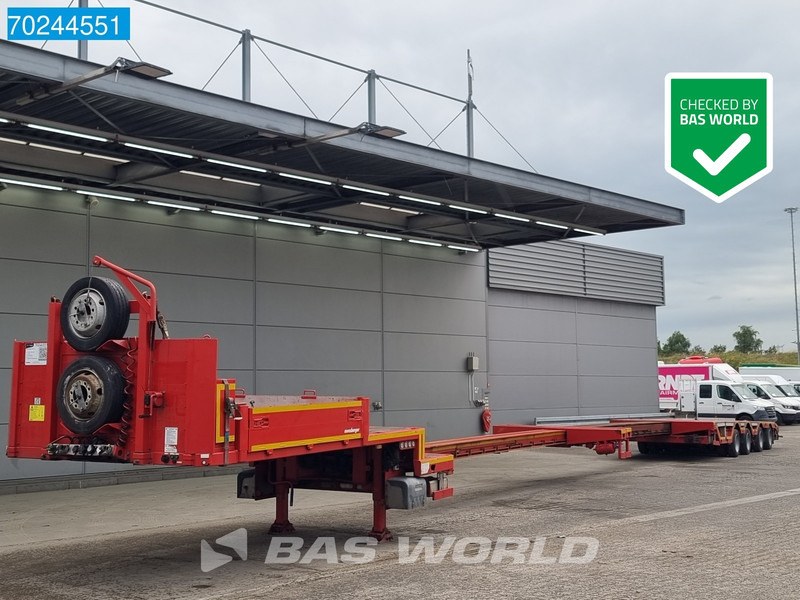 MEUSBURGER MTS-4 2xAusziehbar bis 21M Lift + 4xLenkachse - Низькорамна платформа напівпричіп: фото 1 MEUSBURGER MTS-4 2xAusziehbar bis 21M Lift + 4xLenkachse - Низькорамна платформа напівпричіп: фото 1