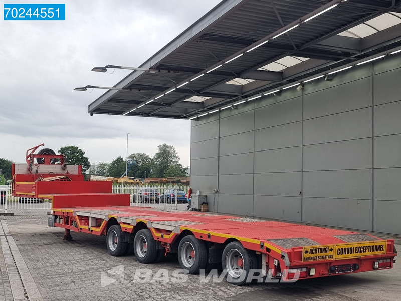 Низькорамна платформа напівпричіп MEUSBURGER MTS-4 2xAusziehbar bis 21M Lift + 4xLenkachse: фото 14