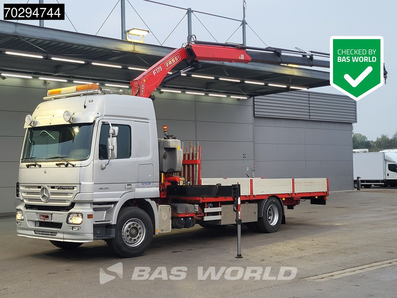 Mercedes-Benz Actros 1836 Actros 4X2 Fassi F175A 26 Crane Kran Remote Automatic Euro 3 - Бортова вантажівка/ Платформа, Вантажівка з маніпулятором: фото 1 Mercedes-Benz Actros 1836 Actros 4X2 Fassi F175A 26 Crane Kran Remote Automatic Euro 3 - Бортова вантажівка/ Платформа, Вантажівка з маніпулятором: фото 1