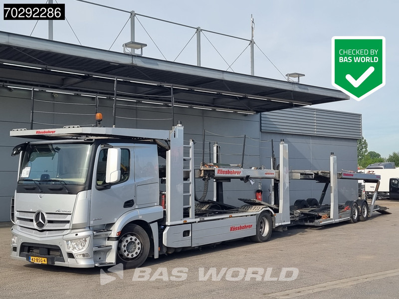 Mercedes-Benz Actros 1843 4X2 NL-Truck Combi Car Transporter Kässbohrer 8 Cars Hydraulic Winch - Автовоз вантажівка: фото 1 Mercedes-Benz Actros 1843 4X2 NL-Truck Combi Car Transporter Kässbohrer 8 Cars Hydraulic Winch - Автовоз вантажівка: фото 1