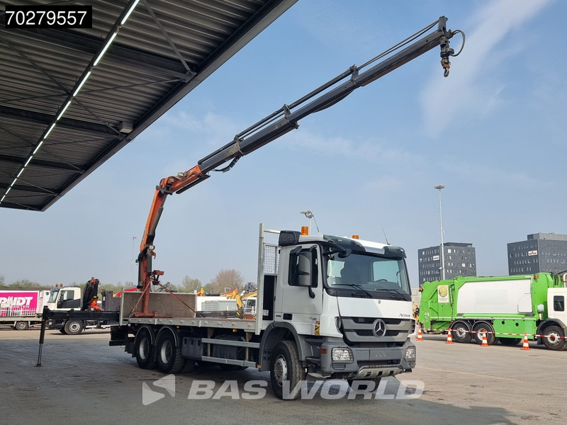 Mercedes-Benz Actros 2641 6X4 Palfinger PK18002-EH Remote Full Steel Euro 5 - Бортова вантажівка/ Платформа, Вантажівка з маніпулятором: фото 3 Mercedes-Benz Actros 2641 6X4 Palfinger PK18002-EH Remote Full Steel Euro 5 - Бортова вантажівка/ Платформа, Вантажівка з маніпулятором: фото 3