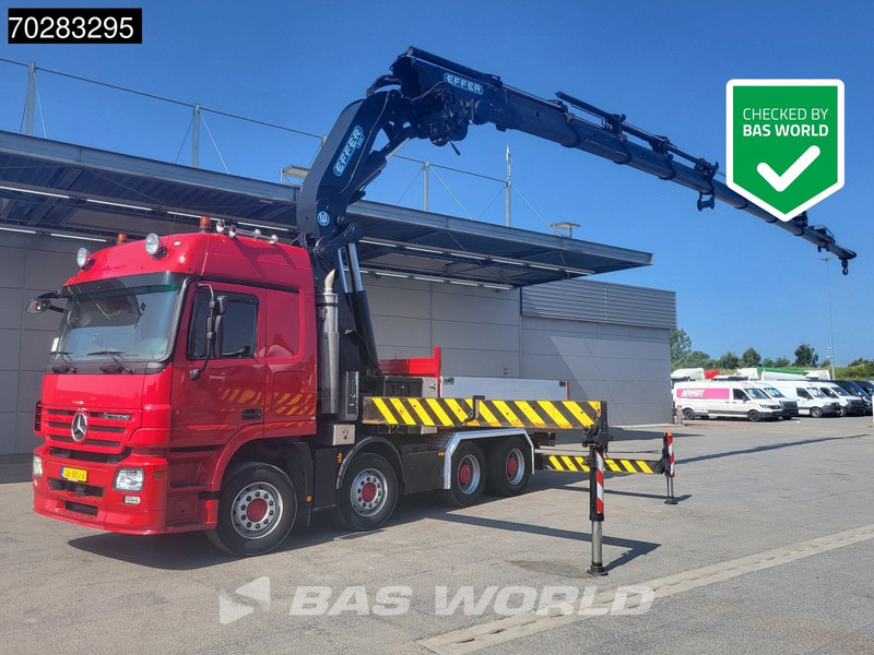 Mercedes-Benz Actros 2648 850 8X4 Effer 850/9S Kran Fifth wheel Big-Axle Automatic Euro 5 - Бортова вантажівка/ Платформа, Вантажівка з маніпулятором: фото 1 Mercedes-Benz Actros 2648 850 8X4 Effer 850/9S Kran Fifth wheel Big-Axle Automatic Euro 5 - Бортова вантажівка/ Платформа, Вантажівка з маніпулятором: фото 1