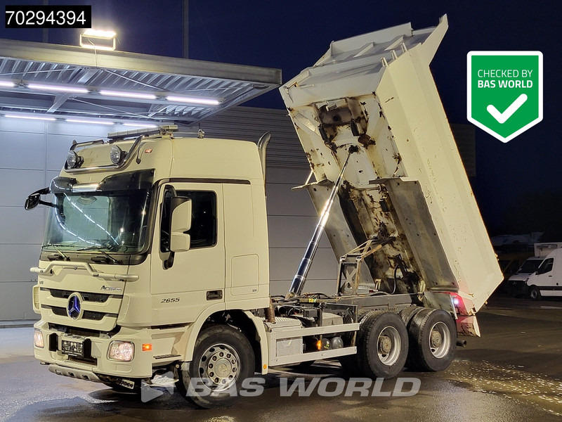 Mercedes-Benz Actros 2655 Actros 6X4 V8 Retarder Big-Axle Steelsuspension 11m3 Euro 5 - Самоскид вантажівка: фото 1 Mercedes-Benz Actros 2655 Actros 6X4 V8 Retarder Big-Axle Steelsuspension 11m3 Euro 5 - Самоскид вантажівка: фото 1