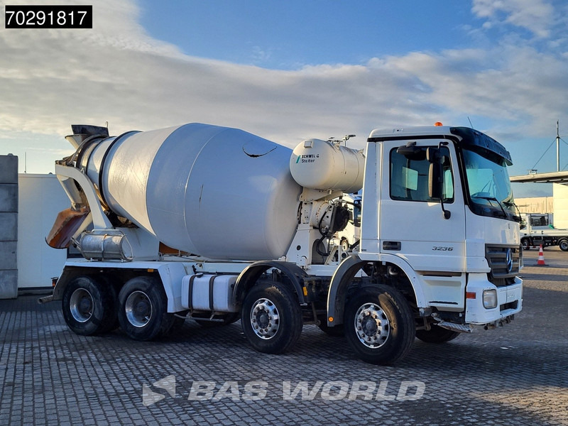 Mercedes-Benz Actros 3236 8X4 9m3 Stetter Mixer Retarder Steelsuspension Big-Axle Euro 3 - Автобетонозмішувач: фото 3 Mercedes-Benz Actros 3236 8X4 9m3 Stetter Mixer Retarder Steelsuspension Big-Axle Euro 3 - Автобетонозмішувач: фото 3