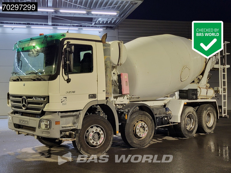 Mercedes-Benz Actros 3236 8X4 9m3 mixer Automatic Steelsuspension Euro 3 - Автобетонозмішувач: фото 1 Mercedes-Benz Actros 3236 8X4 9m3 mixer Automatic Steelsuspension Euro 3 - Автобетонозмішувач: фото 1
