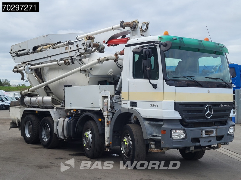 Mercedes-Benz Actros 3241 8X4 7m3 Putzmeister Mixer Big-Axle Steelsuspension 3-Pedals Pompe+Mixer Euro 4 - Автобетононасос: фото 3 Mercedes-Benz Actros 3241 8X4 7m3 Putzmeister Mixer Big-Axle Steelsuspension 3-Pedals Pompe+Mixer Euro 4 - Автобетононасос: фото 3