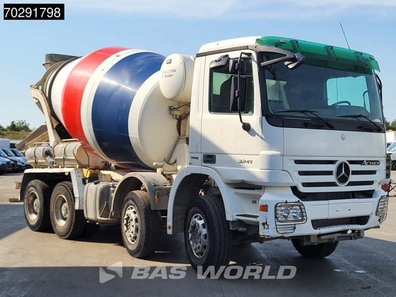Mercedes-Benz Actros 3241 8X4 9m3 Stetter Mixer Big-Axle Steelsuspension Retarder Euro 5 - Автобетонозмішувач: фото 3 Mercedes-Benz Actros 3241 8X4 9m3 Stetter Mixer Big-Axle Steelsuspension Retarder Euro 5 - Автобетонозмішувач: фото 3